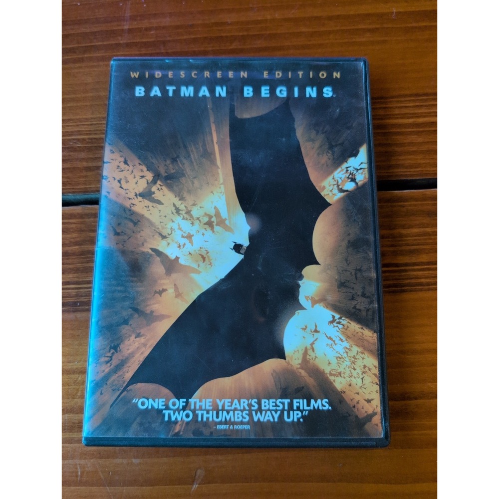 Batman Begins DVD 2005 Widescreen Edition Christian Bale Michael Caine PG-13
